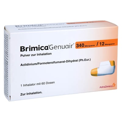 Brimica Genuair 340 ug/12 ug Plv.z.Inhalation 60ED
