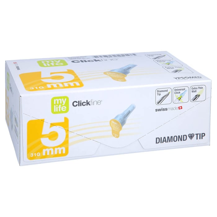 Mylife Clickfine Pen-Nadeln 5 mm 31 G