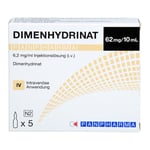Dimenhydrinat Panpharma 6,2 mg/ml Injektionslösung Produktbild 2