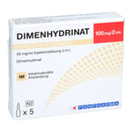 Dimenhydrinat Panpharma 50 mg/ml Injektionslösung Produktbild 1