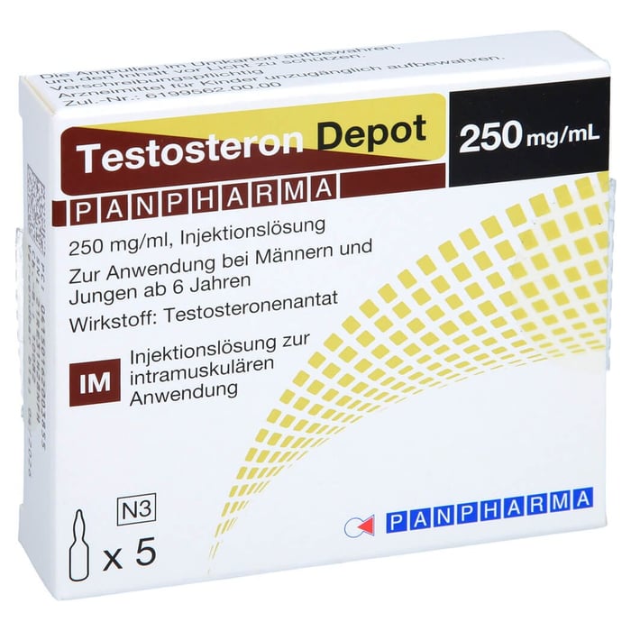 Testosteron Depot PANPHARMA 250 mg/ml Inj.Loe.