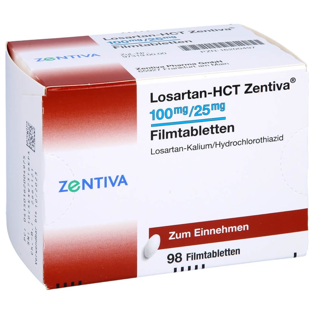 Losartan-HCT Zentiva 100 mg/25 mg