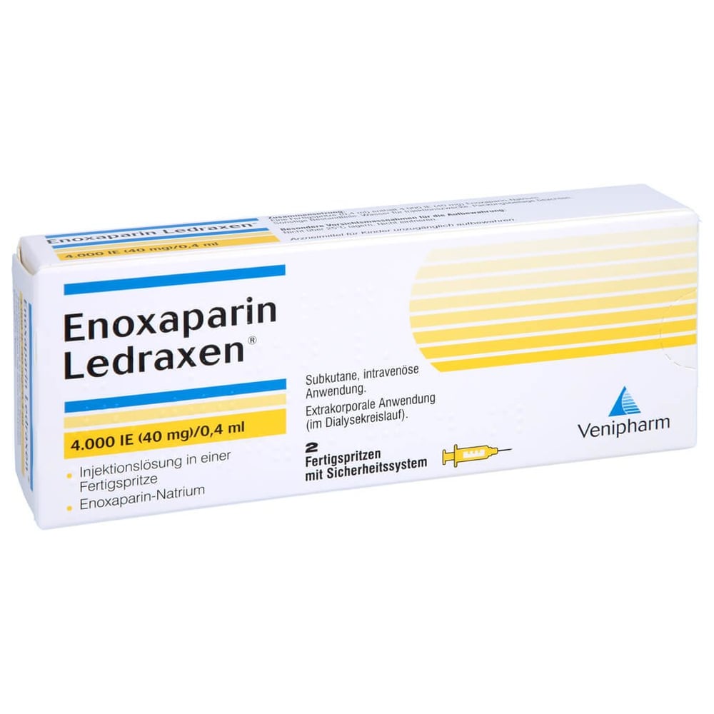 Enoxaparin Ledraxen 4000 I.E. (40 mg)/0,4 ml Injektionslösung