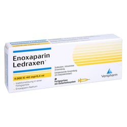Enoxaparin Ledraxen 4000 I.E. (40 mg)/0,4 ml Injektionslösung