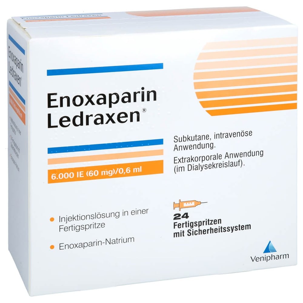 Enoxaparin Ledraxen 6000 I.E. (60 mg)/0,6 ml Injektionslösung