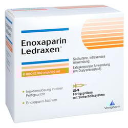 Enoxaparin Ledraxen 6000 I.E. (60 mg)/0,6 ml Injektionslösung
