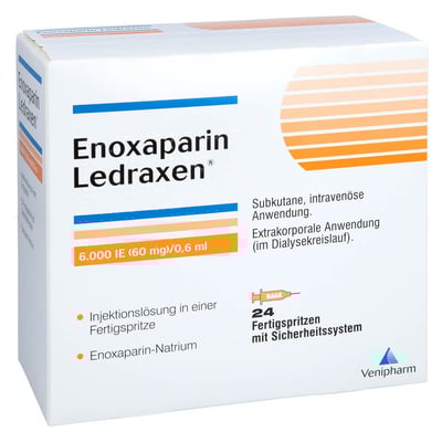 Enoxaparin Ledraxen 6000 I.E. (60 mg)/0,6 ml Injektionslösung