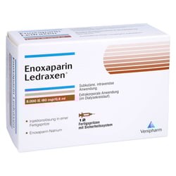 Enoxaparin Ledraxen 8000 I.E. (80 mg)/0,8 ml Injektionslösung