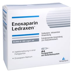 Enoxaparin Ledraxen 10000 I.E. (100 mg)/1 ml Injektionslösung