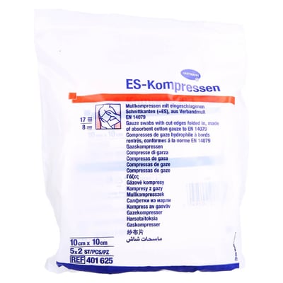 ES-Kompressen steril 10x10 cm 8fach + Prisoma