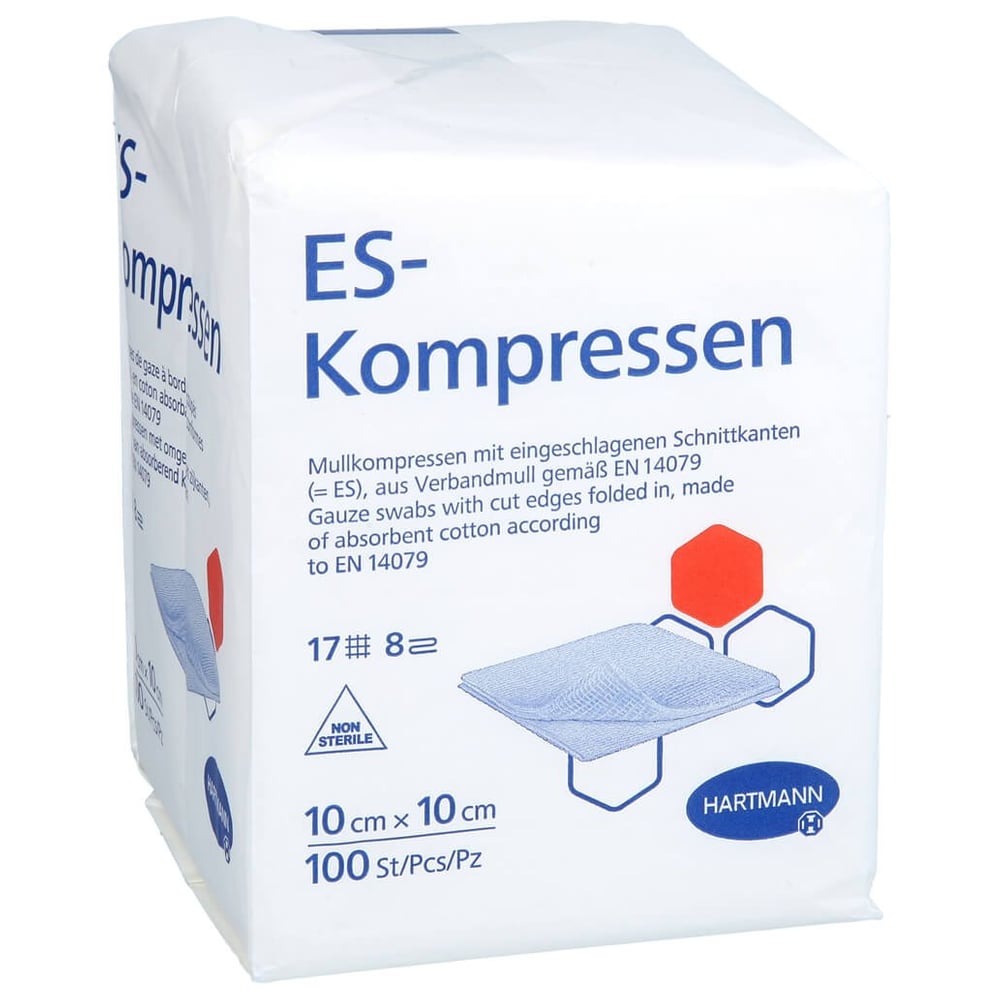 ES-Kompressen unsteril 10x10 cm 8fach