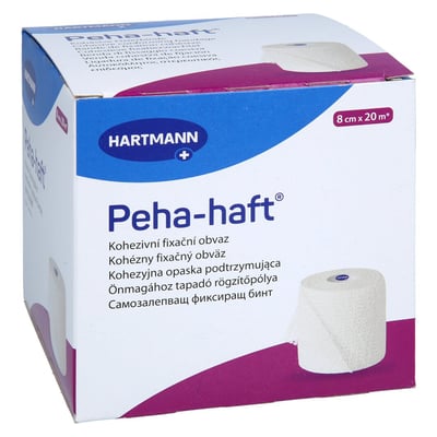 PEHA-HAFT Fixierbinde latexfrei 8 cmx20 m + Prisoma