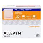 Allevyn Ag Adhesive 10x10 cm Wundverband