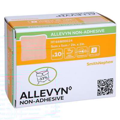 Allevyn non Adhesive 5x5 cm Wundverband Smith & Nephew