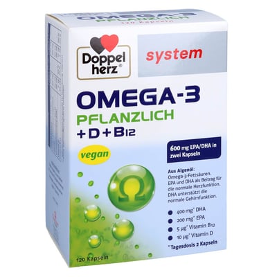 Doppelherz Omega-3 Pflanzlich system