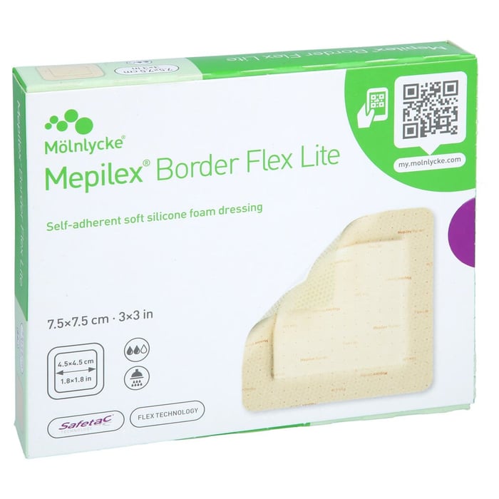 Mepilex Border Flex Lite 7.5x7.5cm