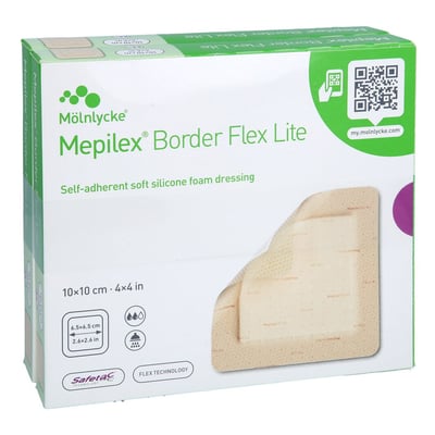Mepilex Border Flex Lite 10x10 cm Produktbild 1
