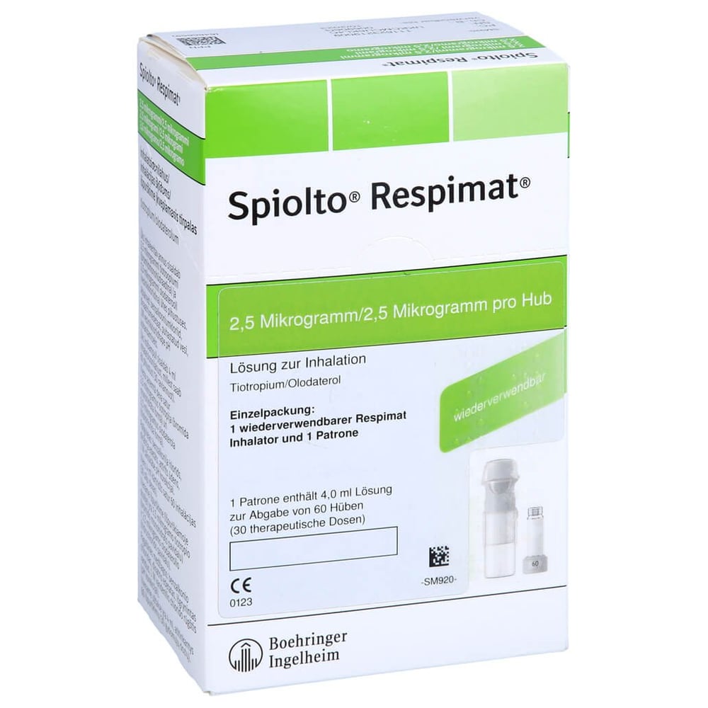 Spiolto Respimat 2.5 ug/2.5 ug Hub wiederverwendb.