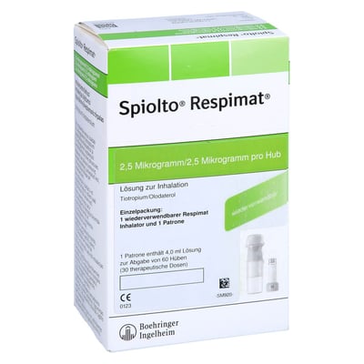 Spiolto Respimat 2.5 ug/2.5 ug Hub wiederverwendb.