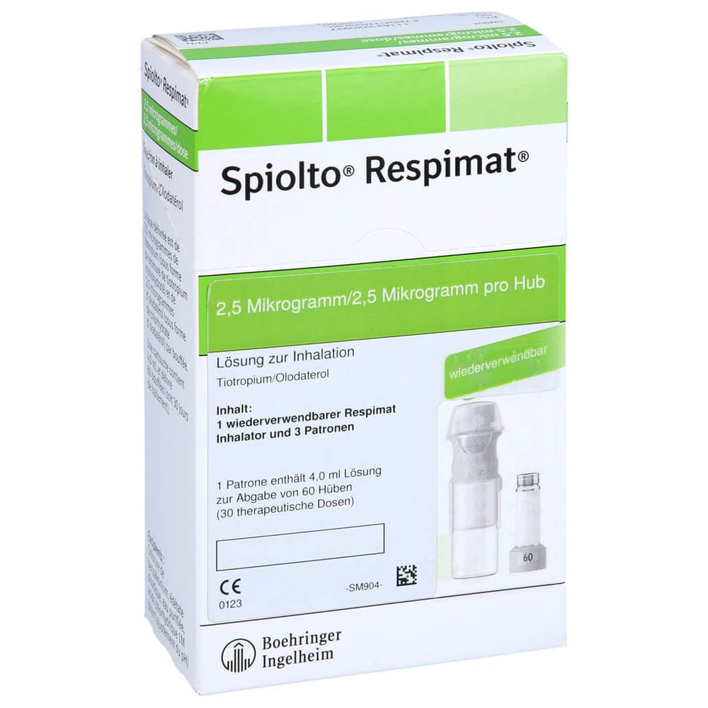 Spiolto Respimat 2.5 ug/2.5 ug Hub wiederverwendb.