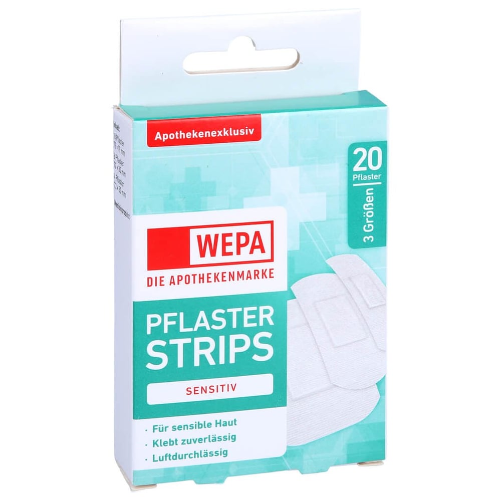 Wepa Pflasterstrips sensitiv 3 Größenn