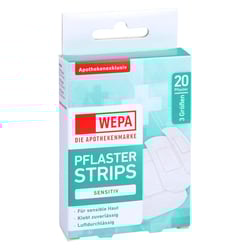 Wepa Pflasterstrips sensitiv 3 Größenn