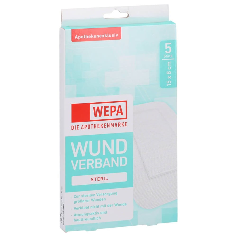 Wepa Wundverband 8x15 cm steril