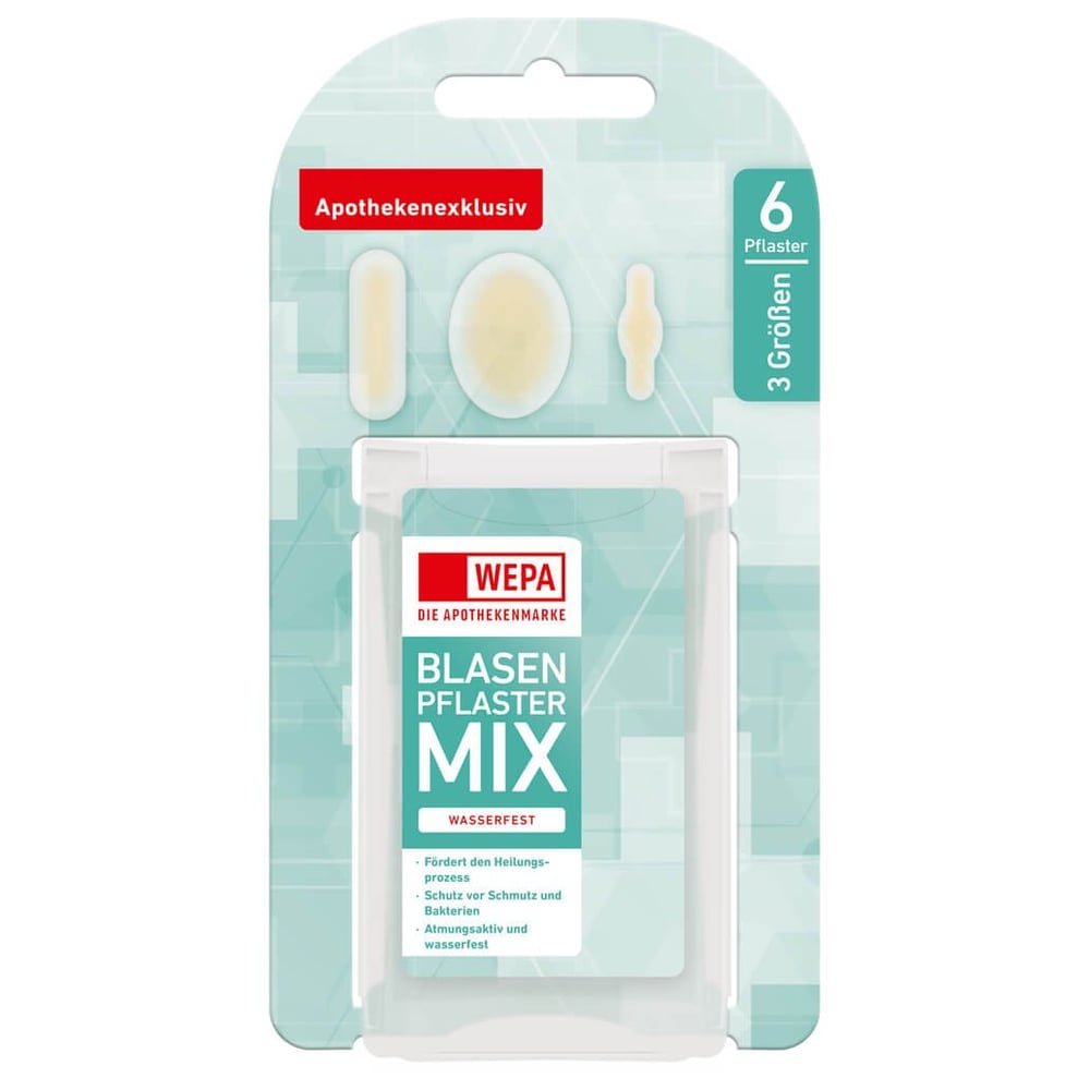 Wepa Blasenpflaster Mix 3 Größenn
