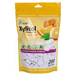 Miradent Xylitol Chewing Gum fresh fruit Refill