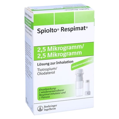 Spiolto Respimat 2.5 ug/2.5 ug Hub wiederverwendb.
