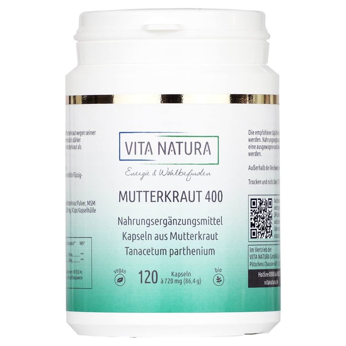 Mutterkraut 400 mg Vegi-Kapseln