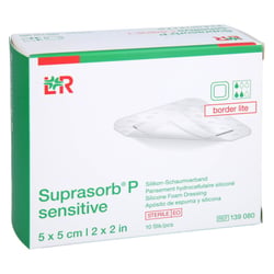 Suprasorb P sensitive PU-Schaumv.bor.lite 5x5 cm 1001 Artikel Medical