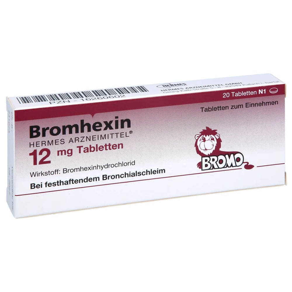 Bromhexin Hermes Arzneimittel 12 mg