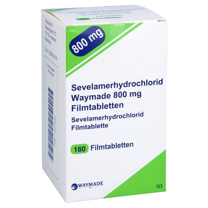 Sevelamerhydrochlorid Waymade 800 mg Filmtabletten