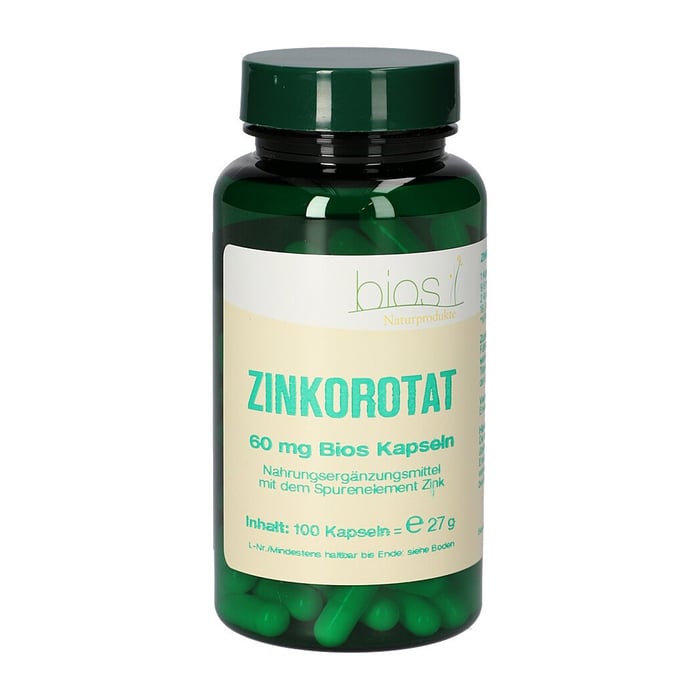 Zinkorotat 60mg Bios Kap