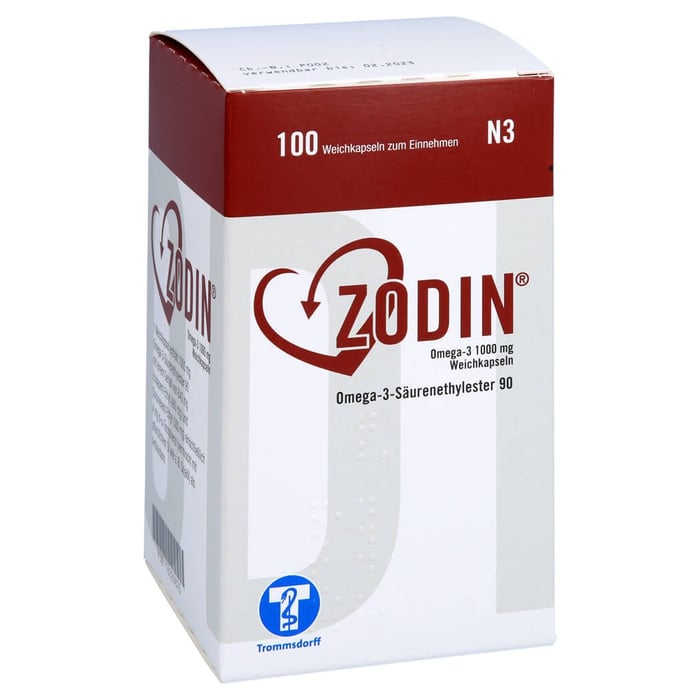 Zodin Omega-3 1000mg Weichkapseln