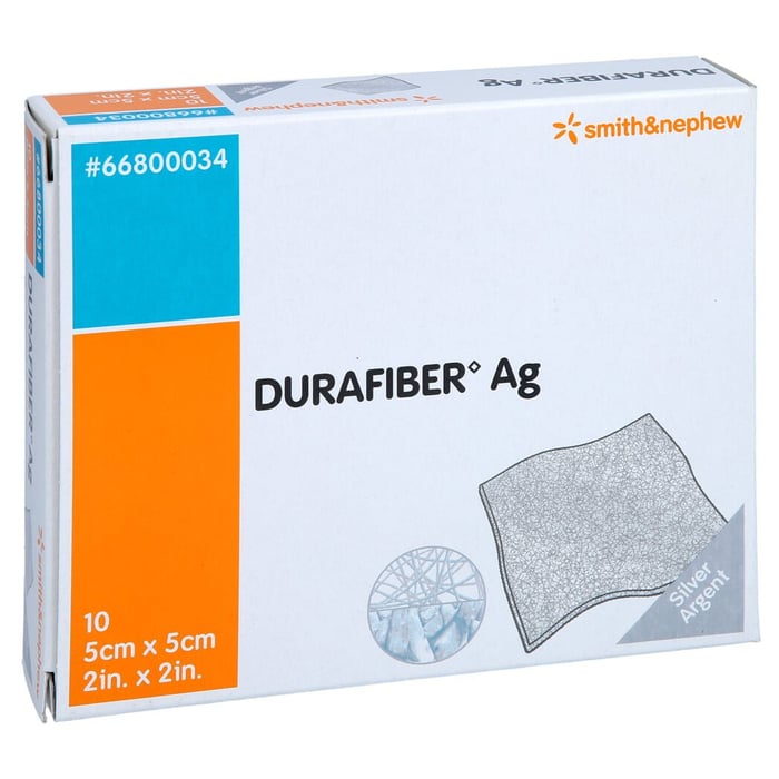 Durafiber Ag 5x5 cm Verband