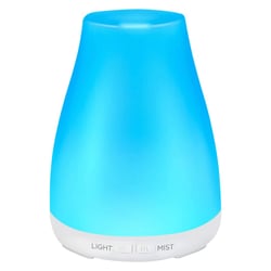 Aroma Diffuser für Ätherische Öle LED Weiß 150 ml