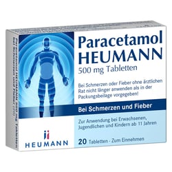 Paracetamol HEUMANN 500 mg bei Schmerzen und Fieber