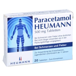 Paracetamol HEUMANN 500 mg bei Schmerzen und Fieber