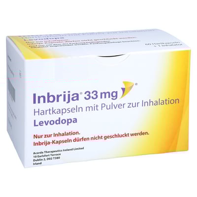 Inbrija 33 mg Hartkapseln mit Pulver z. Inhalation