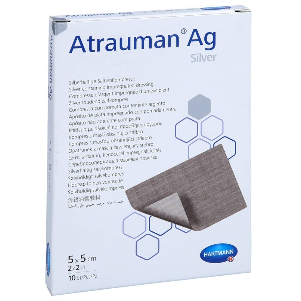 Atrauman Ag 5x5cm Steril