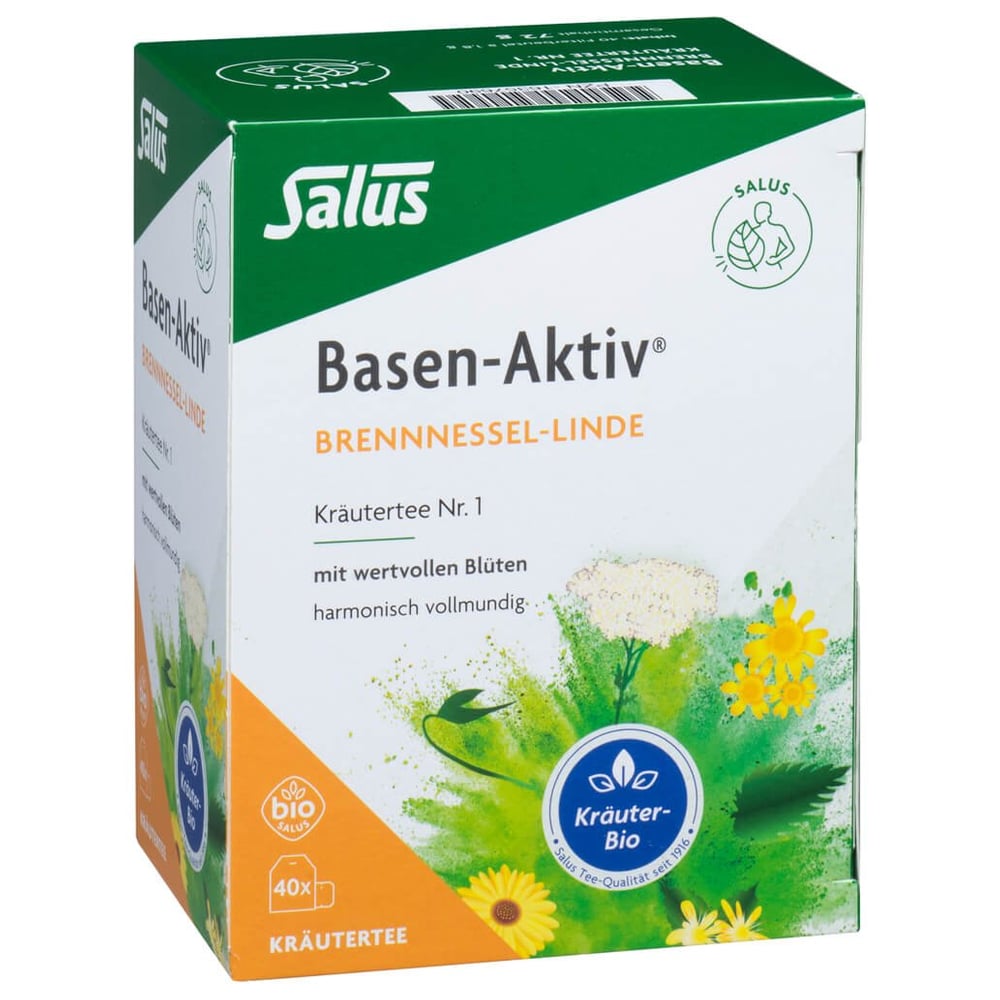 Basen-Aktiv Tee Nr. 1 Brennnessel-Linde bio Salus