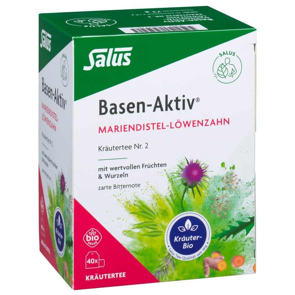 Basen-Aktiv Tee Nr. 2 Mariend.-Löwenzahn bio Salus
