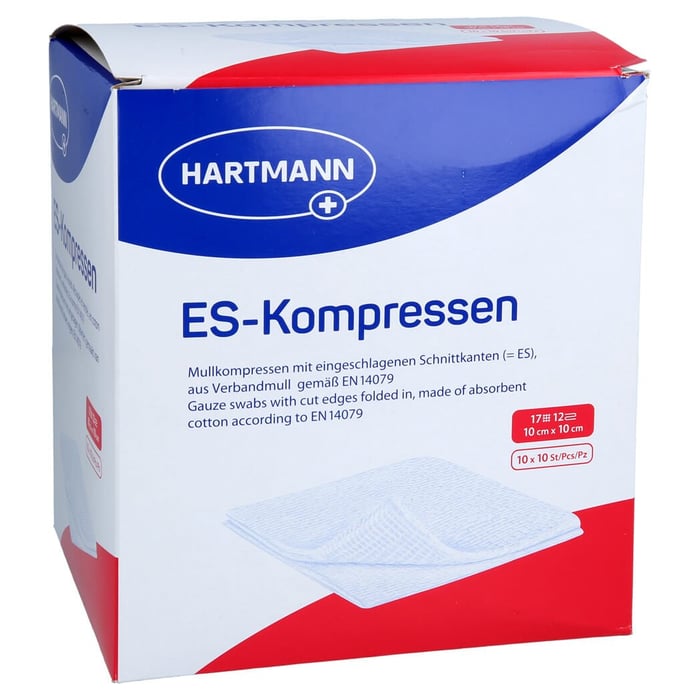 Es-kompressen steril 10x10 cm Großpackung