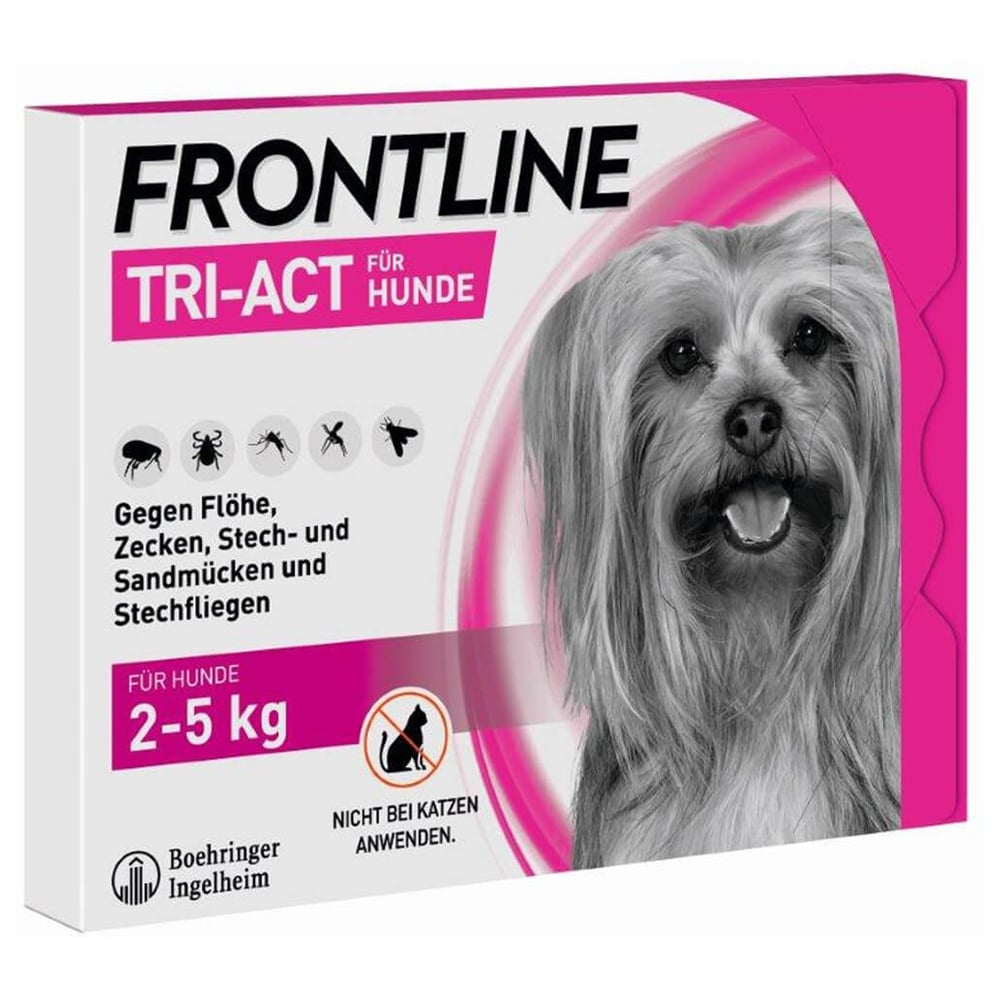 Frontline Tri-Act Lsg.z.Auftropfen f.Hunde 2-5 kg