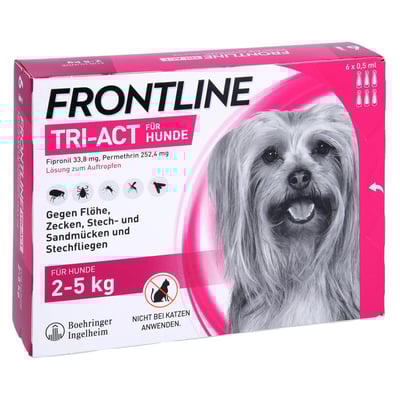 Frontline Tri-Act Hunde 2-5 kg