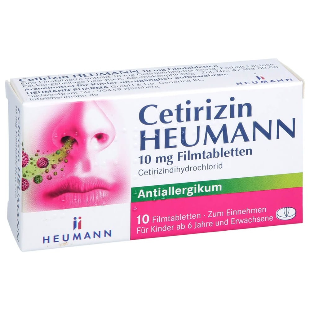 Cetirizin Heumann 10 mg