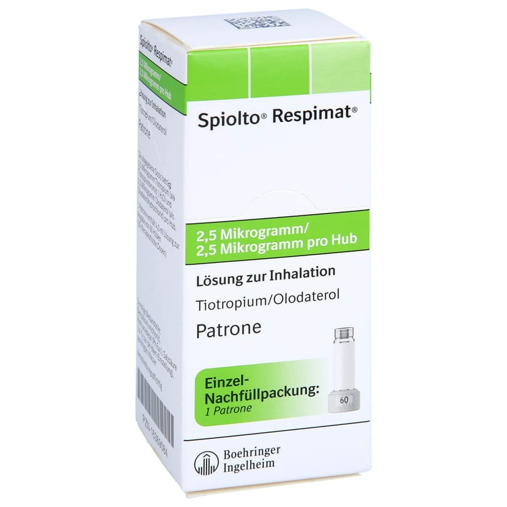 Spiolto Respimat 2.5ug/2.5ug Hub Inh Nach