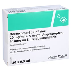 Dorzocomp-Stulln sine 20 mg/ml + 5 mg/ml Augentropfen